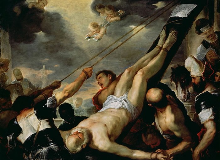 Luca Giordano: Crocifissione di San Pietro